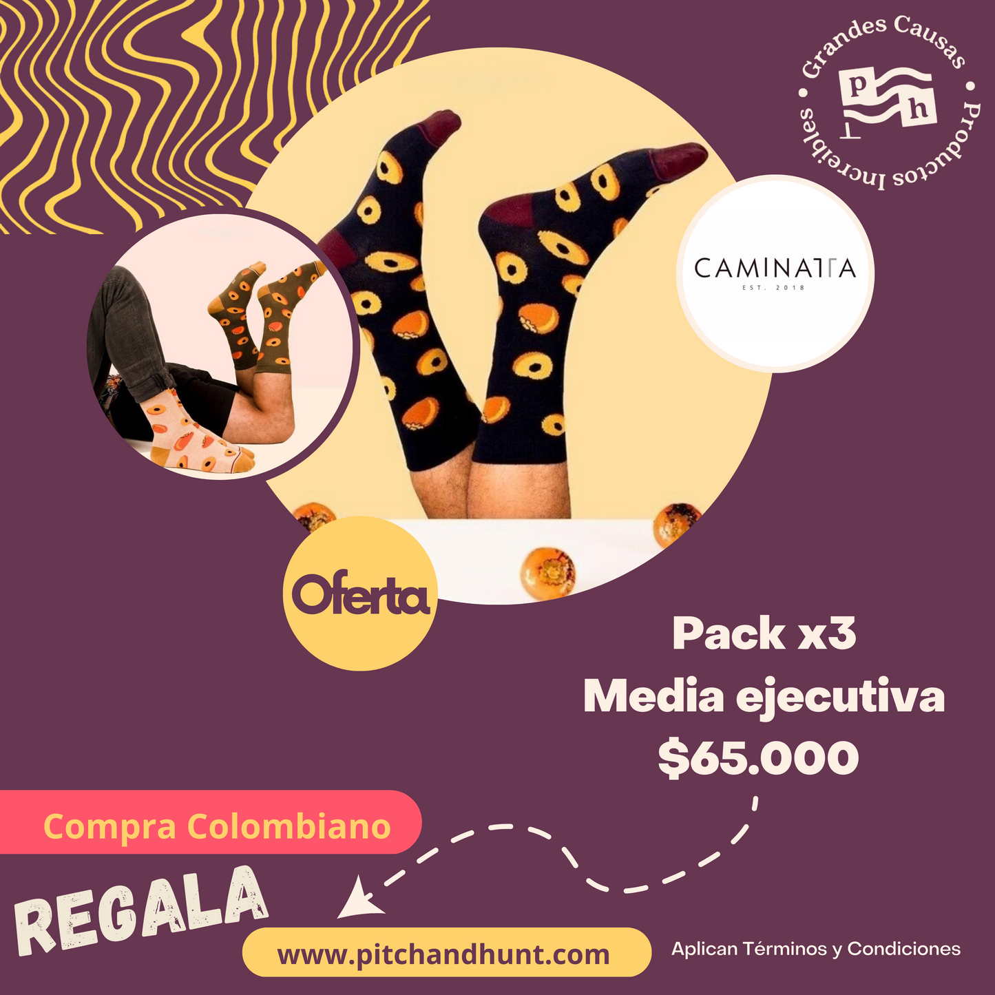 Media Ejecutiva Maracuyá Azul