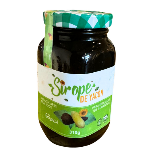 Sirope de Yacón Natural 310g. - 100% Yacón. Vegano y Sin Gluten