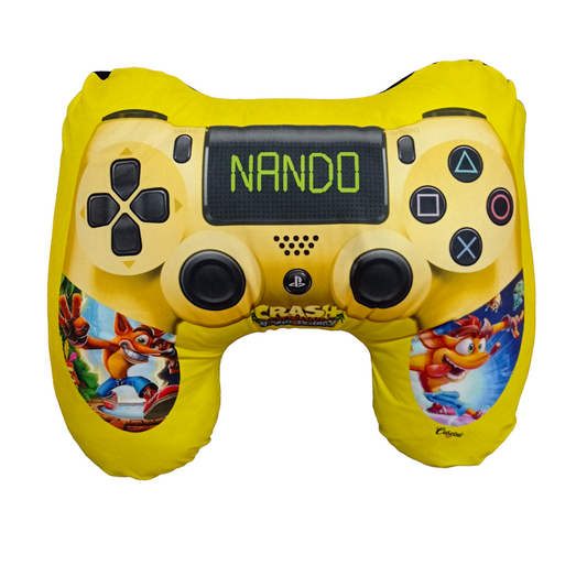 COJIN FORMA CONTROL VIDEOJUEGOS CRASH BANDICOOT