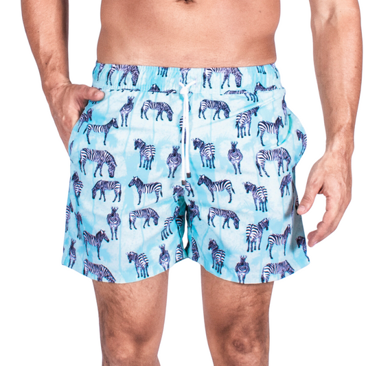 Swing Short Zebra Blue
