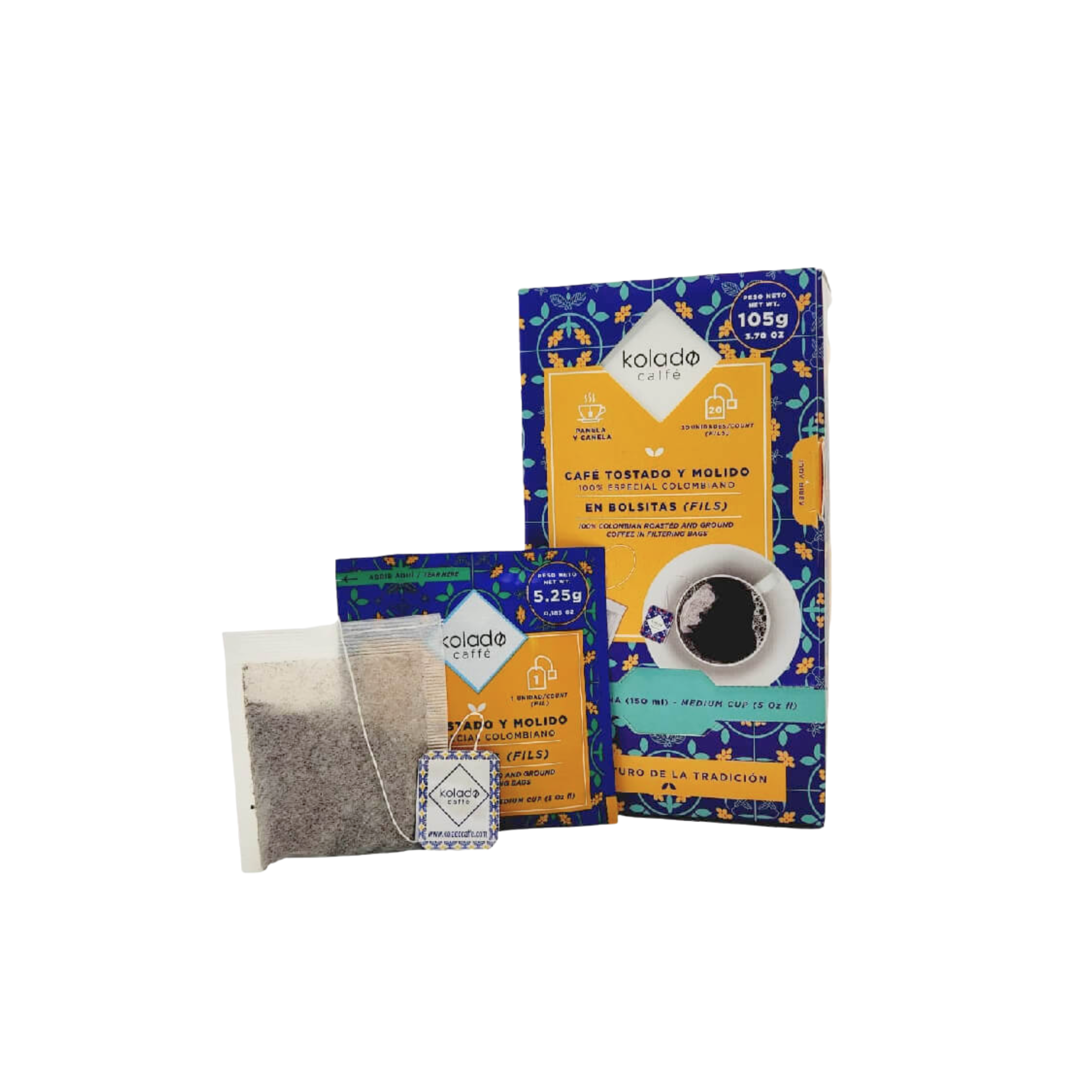 Caja Kolado Caffé Sabor Panela Canela