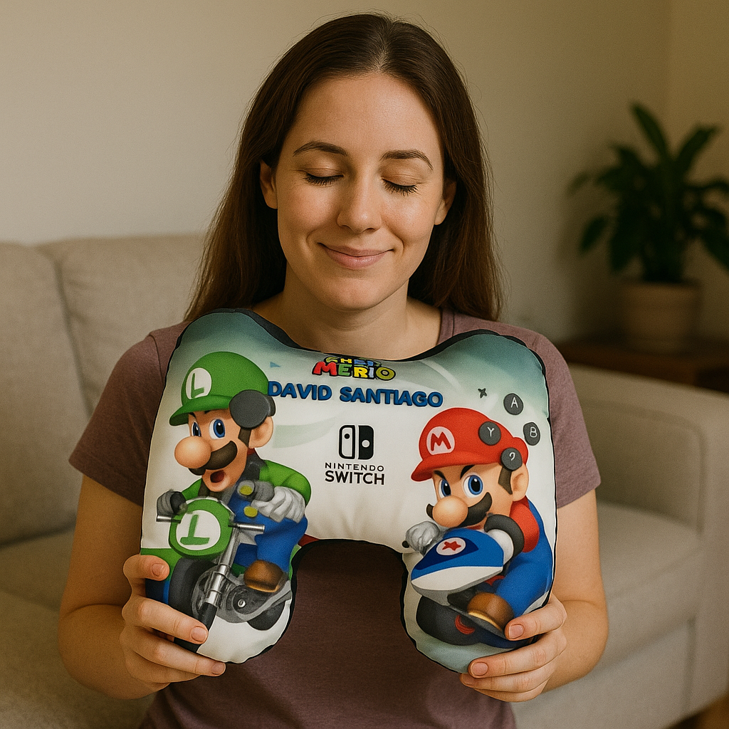 COJIN FORMA CONTROL VIDEOJUEGOS NINTENTO SWITCH MARIO KART