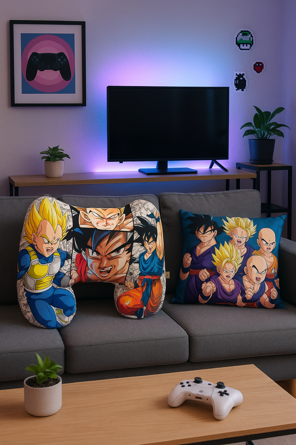 COJIN FORMA CONTROL VIDEOJUEGO DRAGON BALL