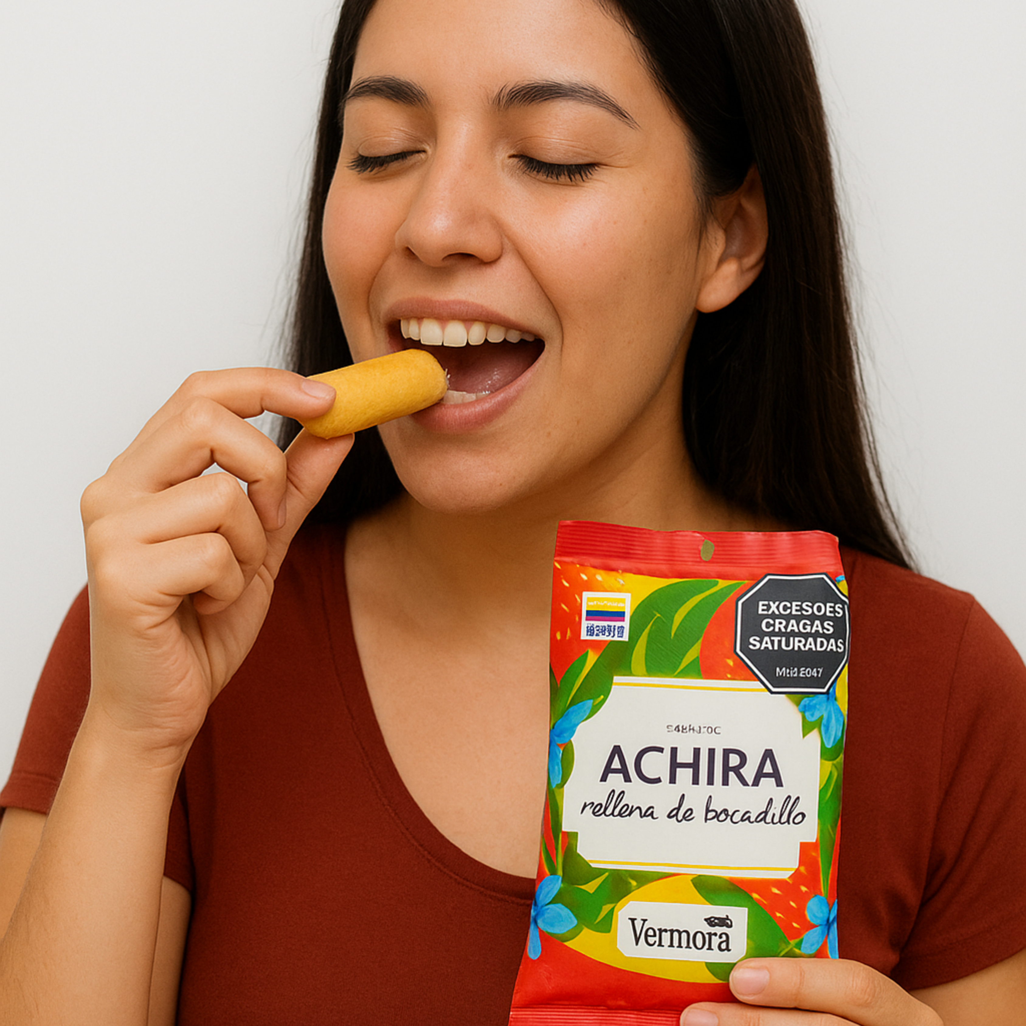 Achiras rellenas de bocadillo
