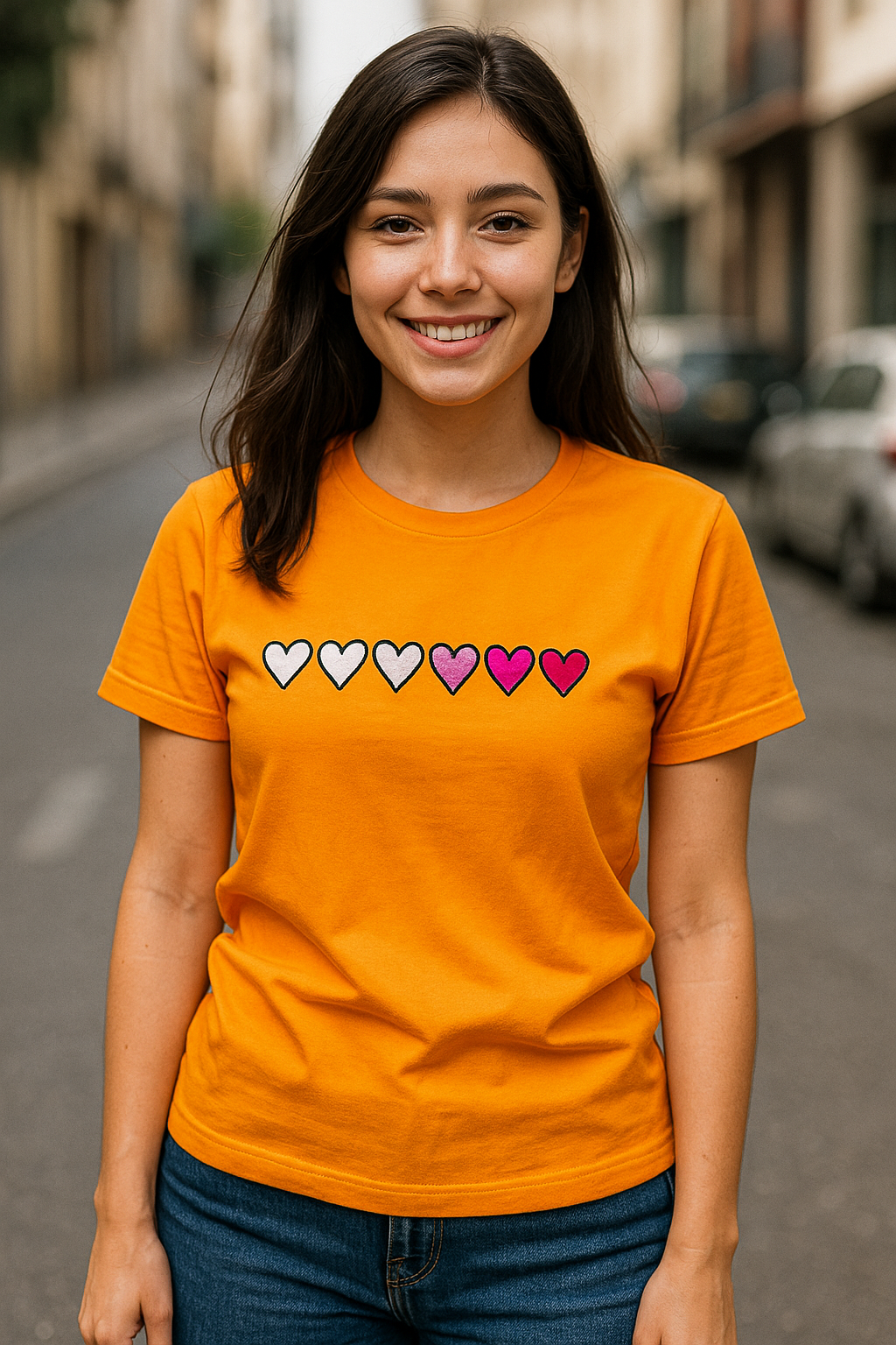 Camiseta Naranja