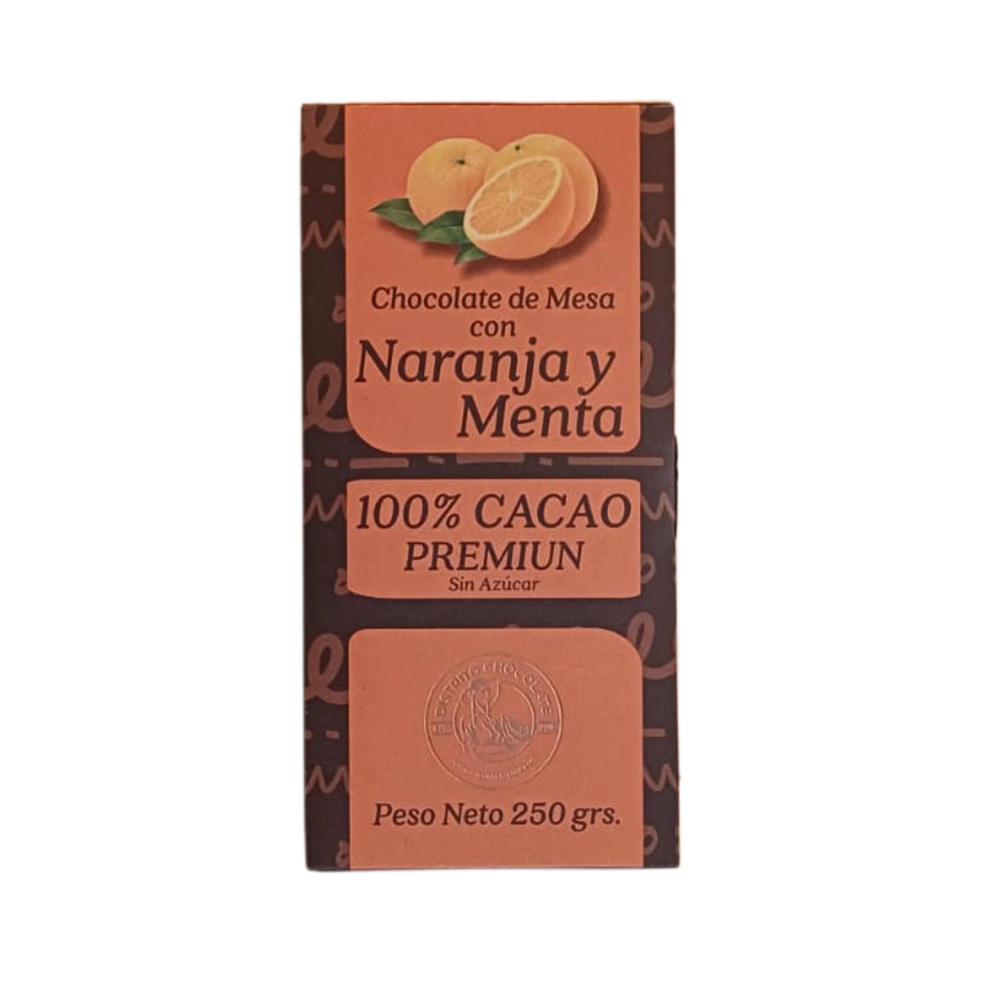 Chocolate de Mesa con Naranja