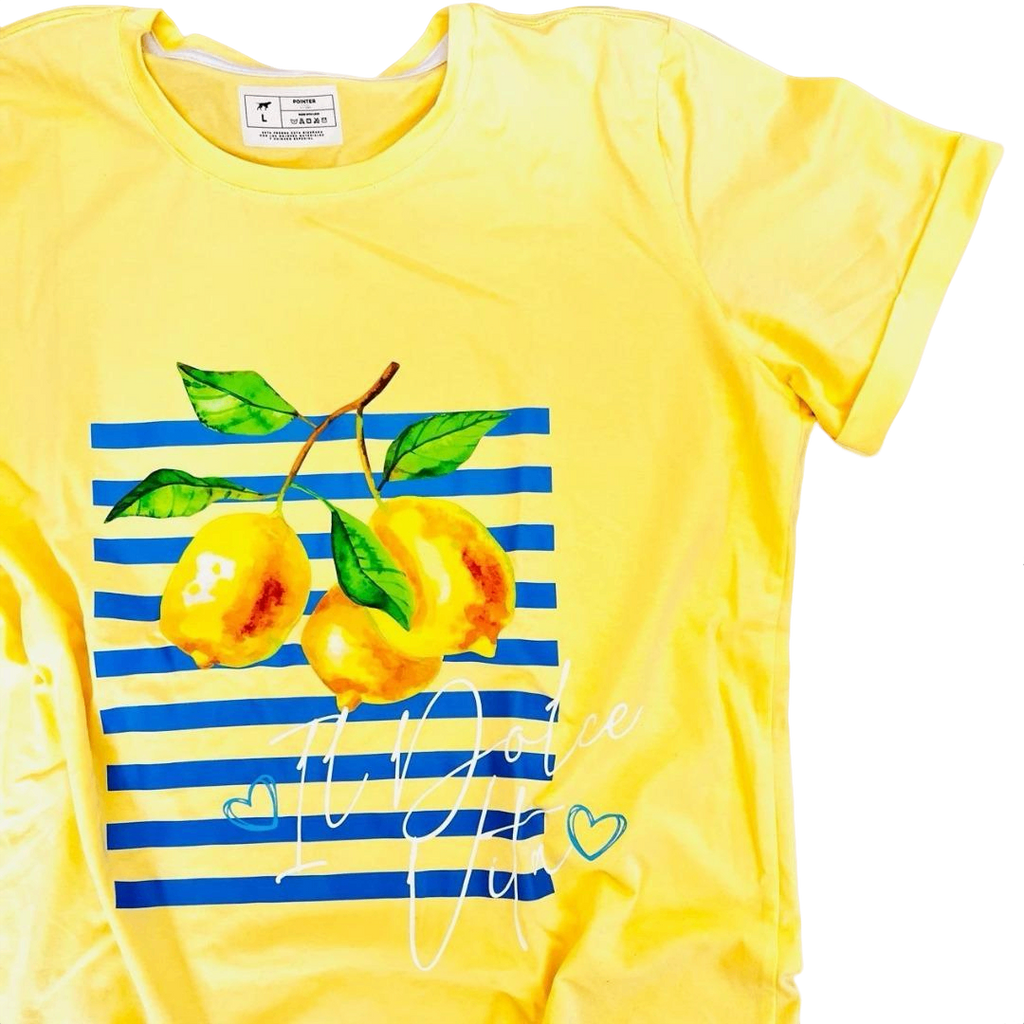 Camiseta Amarilla con melones