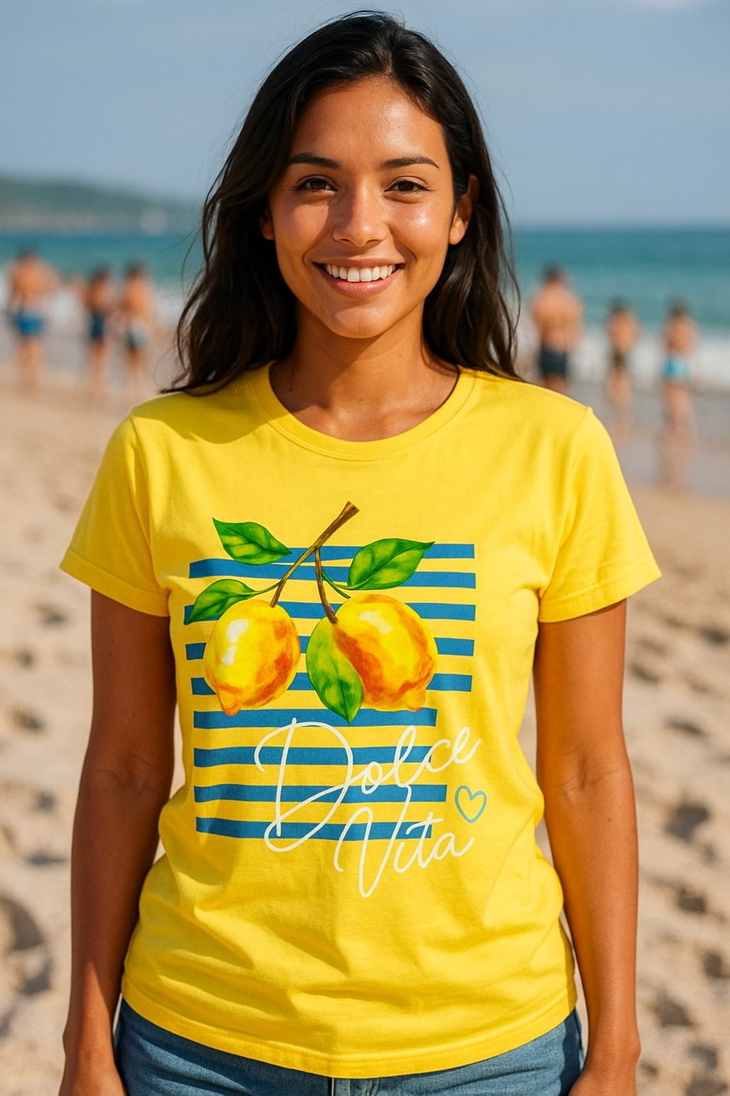 Camiseta Amarilla con melones
