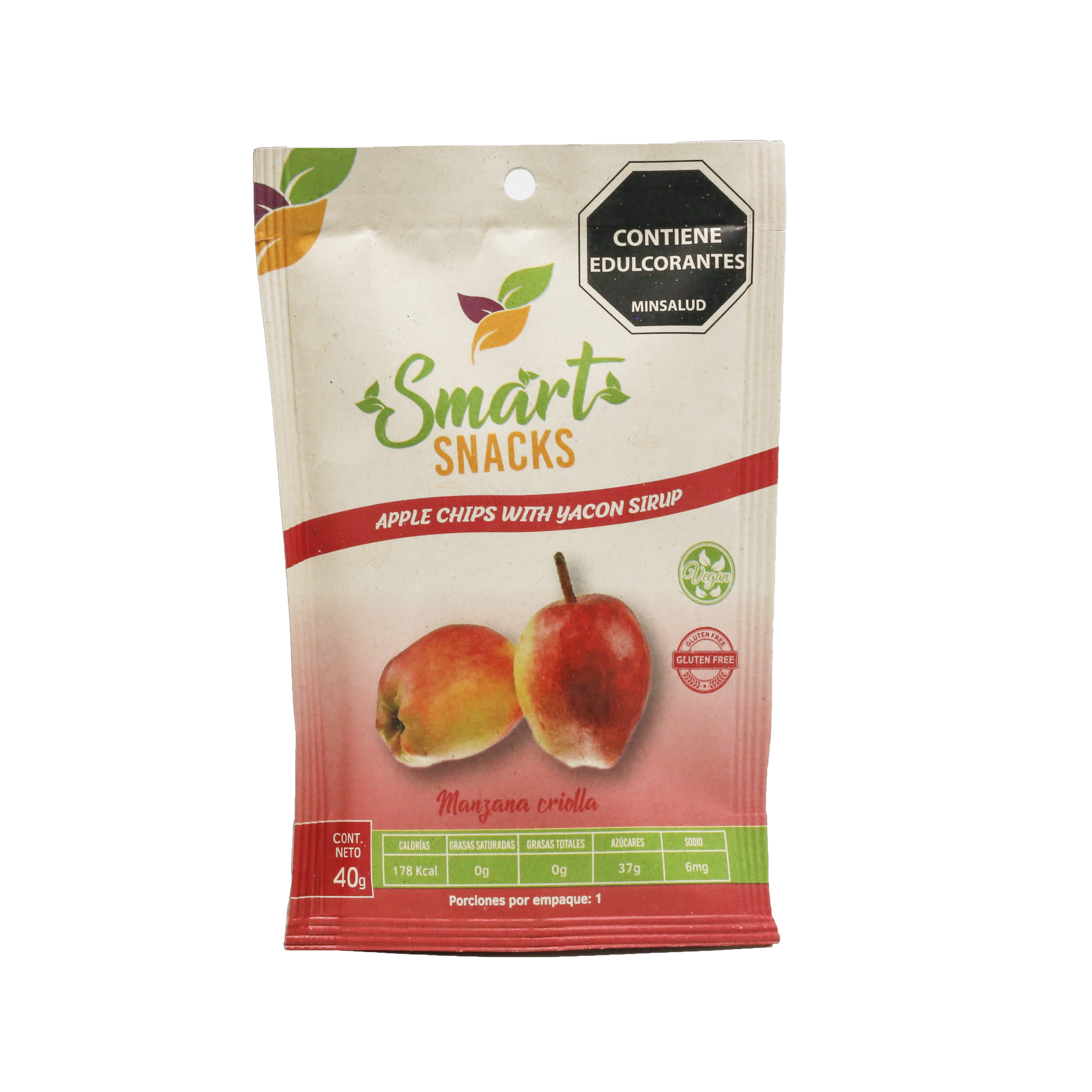 Chips de Manzana con Sirope de Yacón