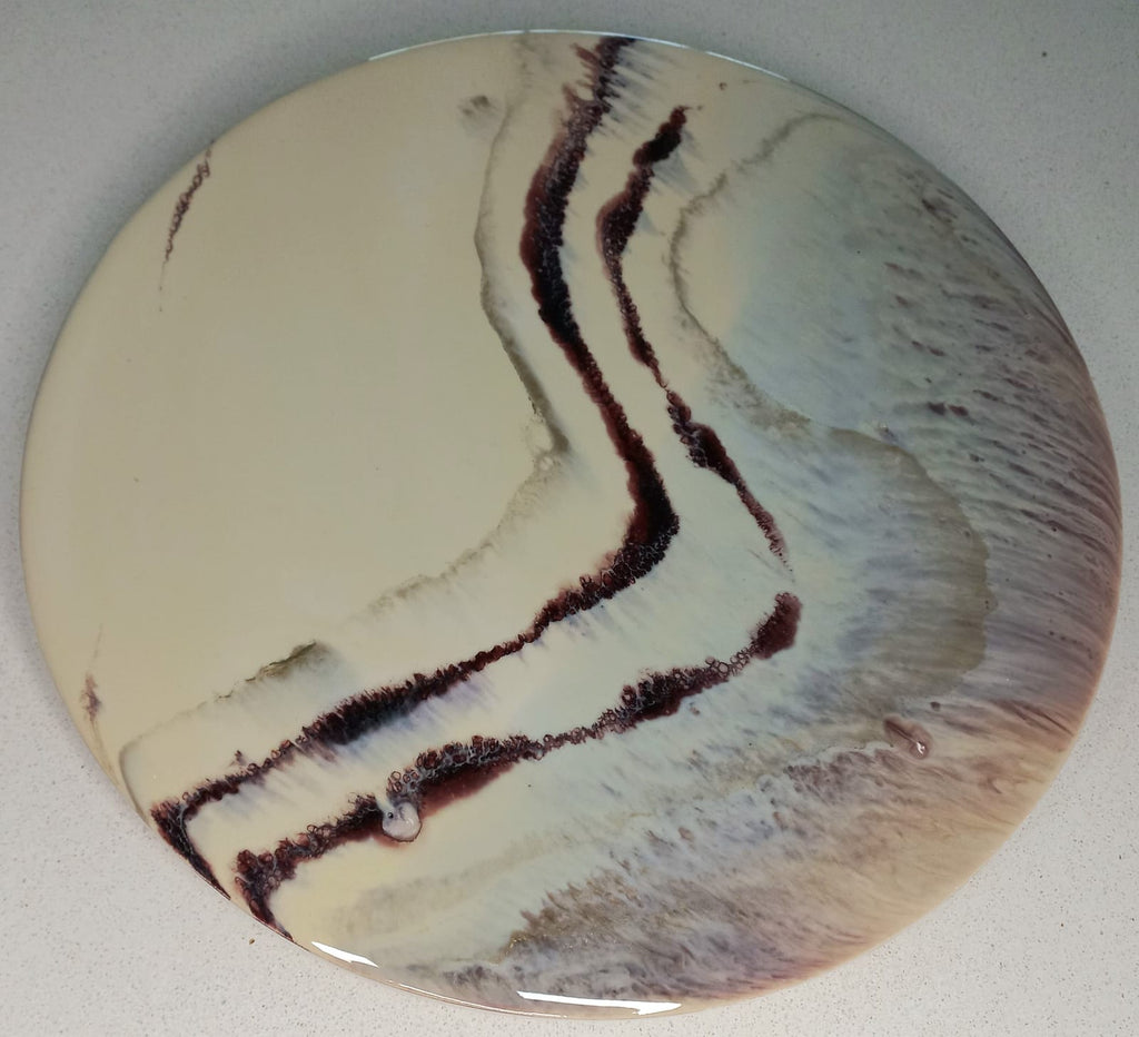 TABLA GIRATORIA ROLITY CREMA CON VINOTINTO