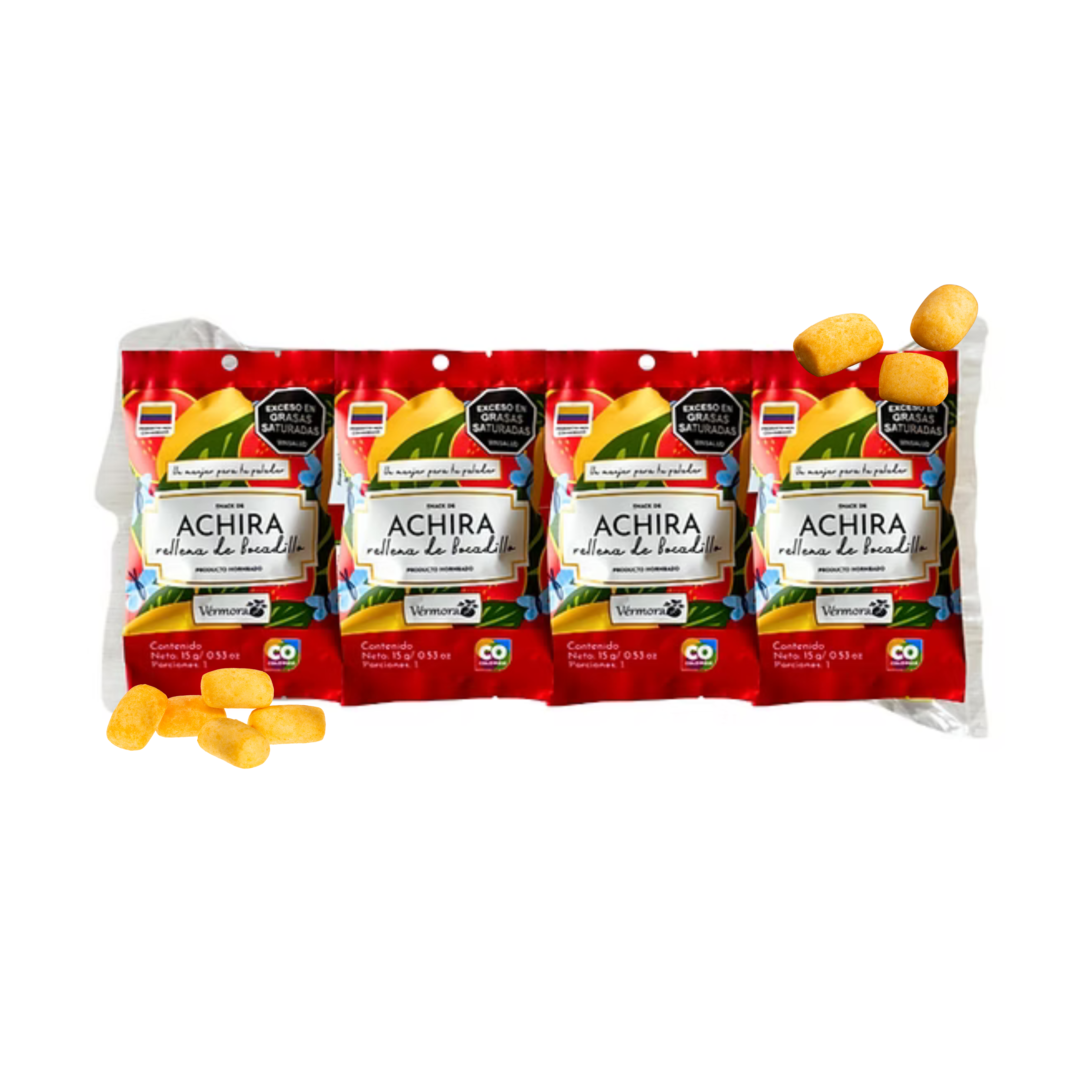 Achiras rellenas de bocadillo