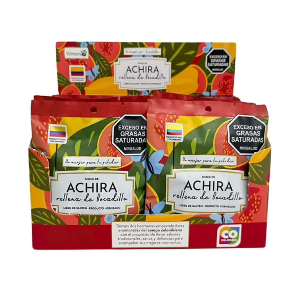 Achiras rellenas de bocadillo