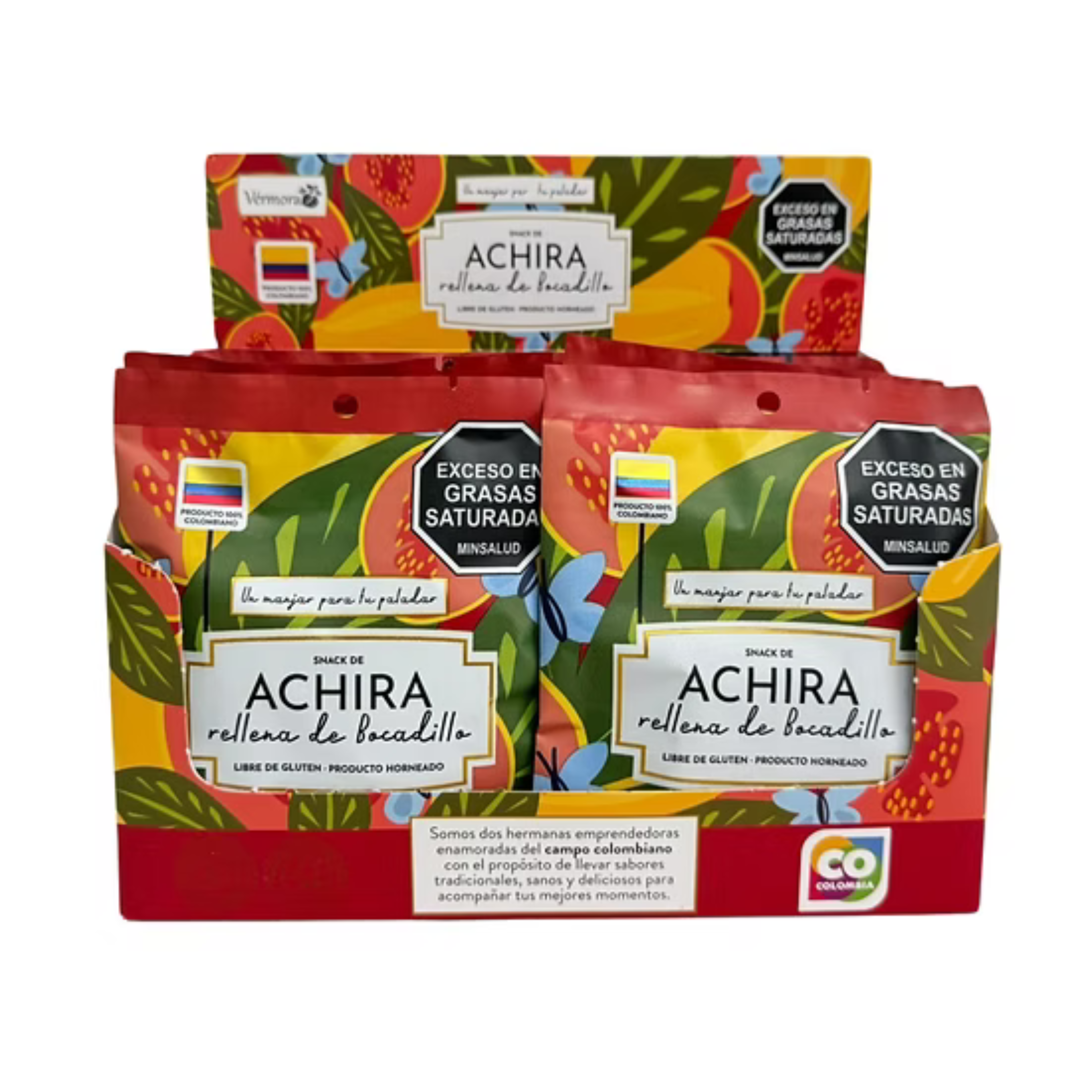 Achiras rellenas de bocadillo