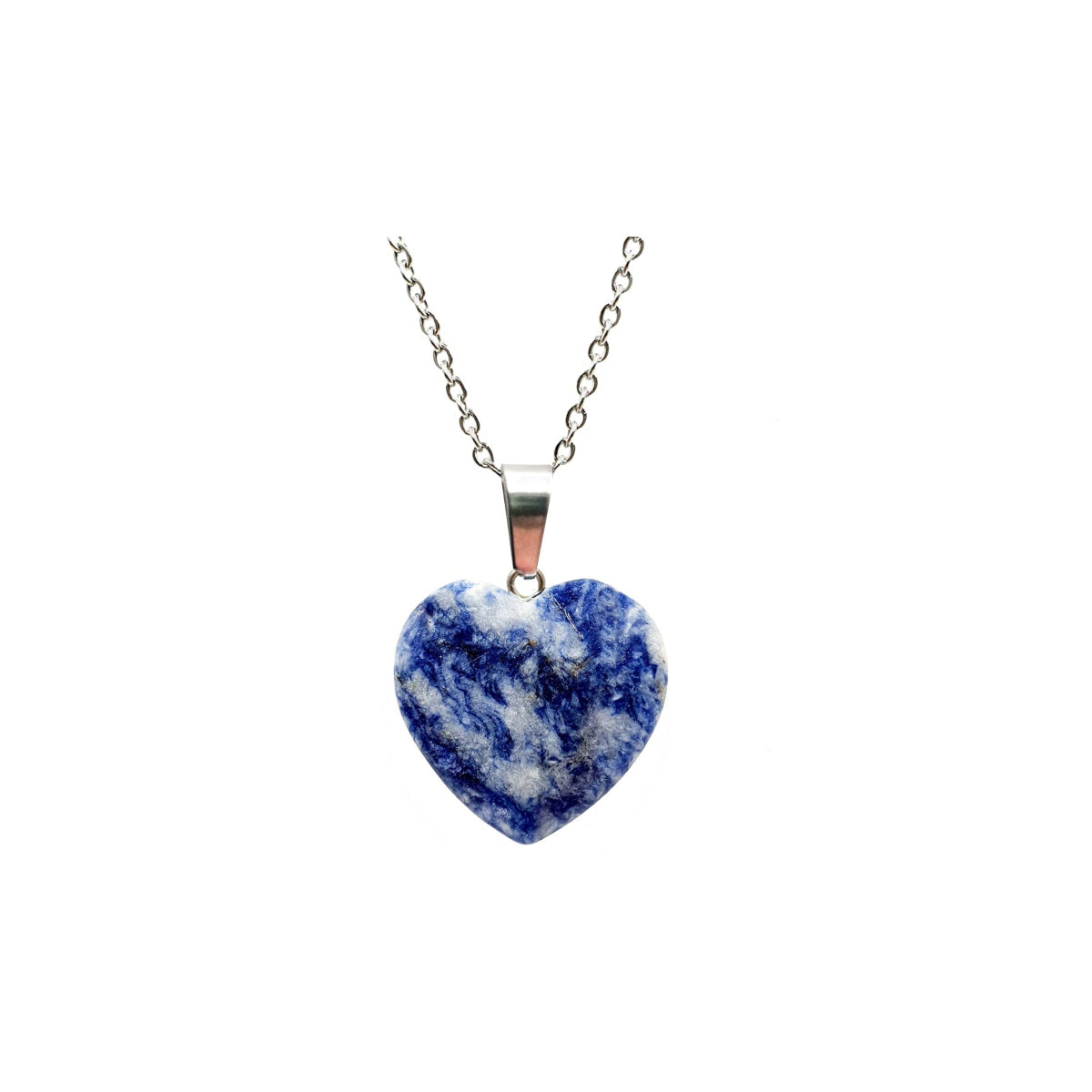 Collar Corazón de Sodalita