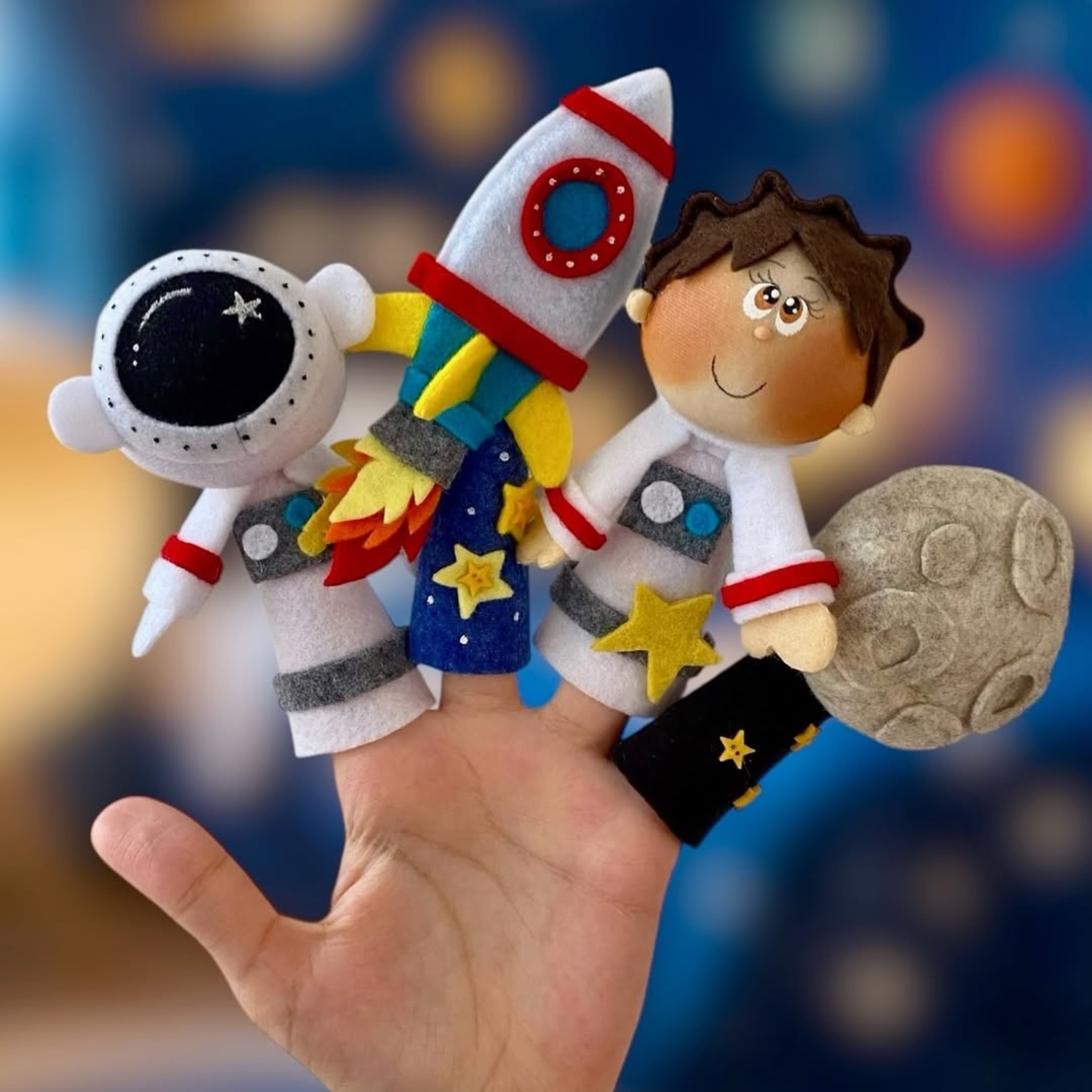Títeres de Dedo – Aventura Espacial