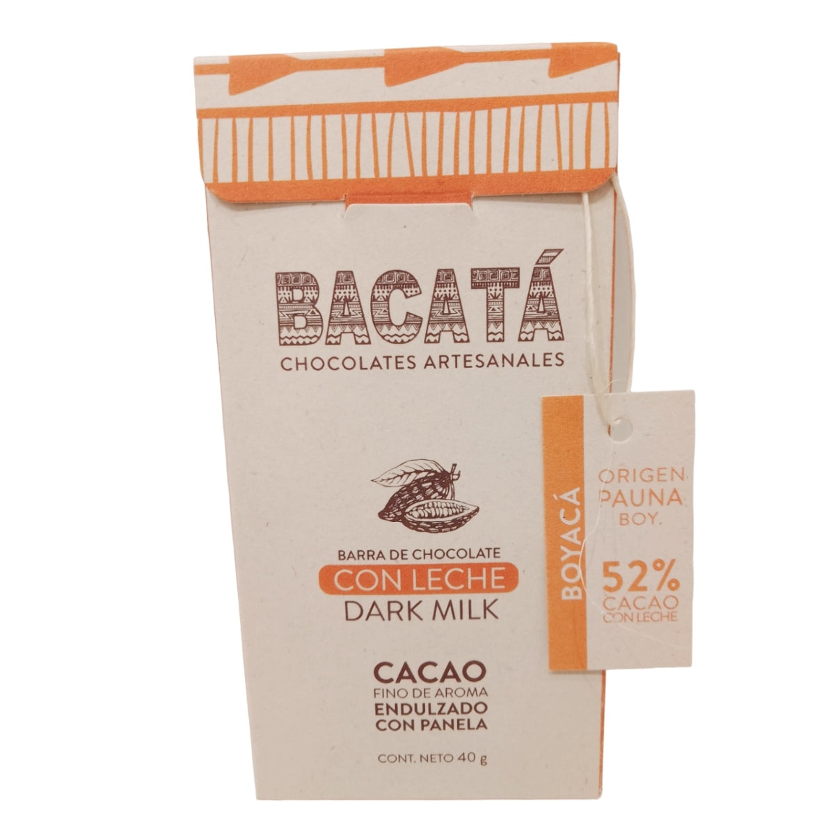 Barra de Chocolate con Leche 52%